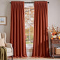 Lazzzy Velvet Blackout Extra Long Curtains Thermal Insulated Room Window Drapes by Lazzzy