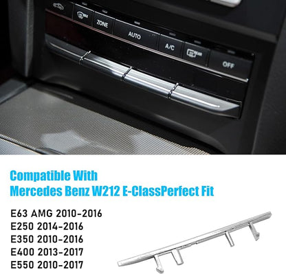 Jaronx Compatible with Mercedes Benz AC Button Trim E Class W212, Air - Image 5