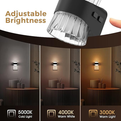L LOHAS LED Night Light, Modern Night Lights Plug into Wall, 2 Pack - Image 4