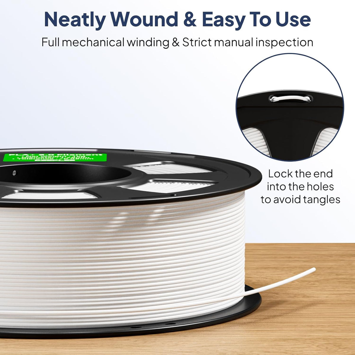 PLA+ 2.0 Filament 4KG Sunflower Yellow/Turquoise/Beige/Brown