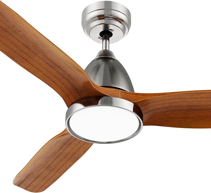 SMAAIR Walnut Solid 3- Blade Ceiling Fans by SMAAIR