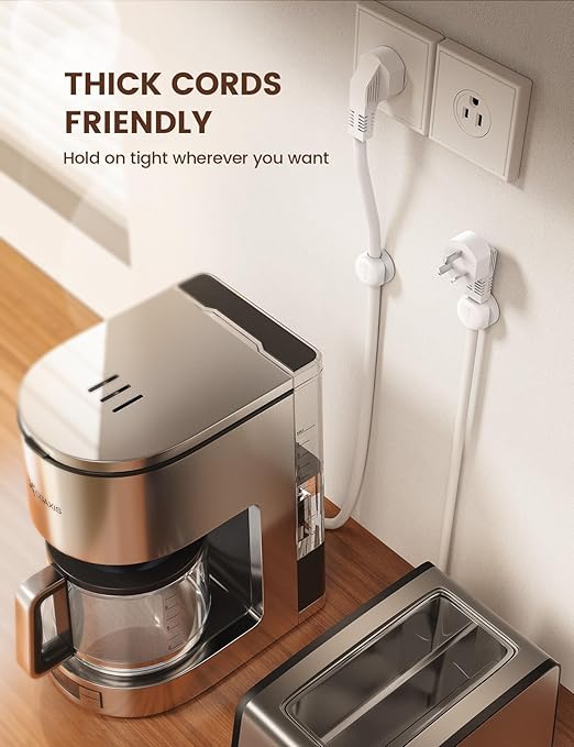 Lamicall Cord Organizer, Spring Cable Management Clips - Image 6