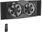 Comfort Zone Window Fan for Bedroom, 9 inch 3 Speed Dual Fans by ComfortZone