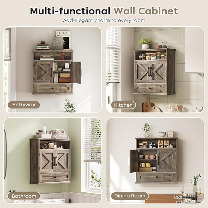 Bathroom Wall Cabinet, Wall Mounted Medicine Cabinet - Image 7