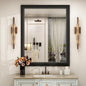SMIROR Matte Black Bathroom Mirror by SMIROR