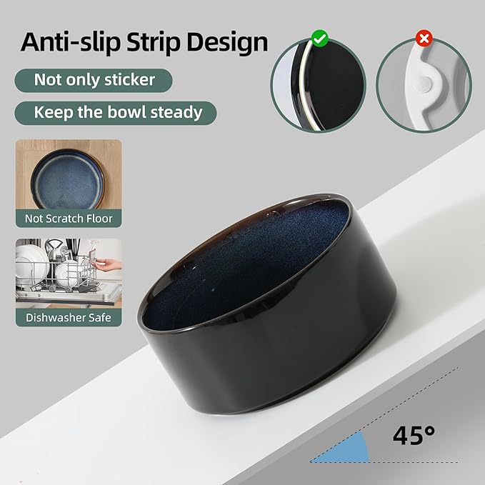 Ceramic 6.1inch Raised Dog Bowl - Image 3