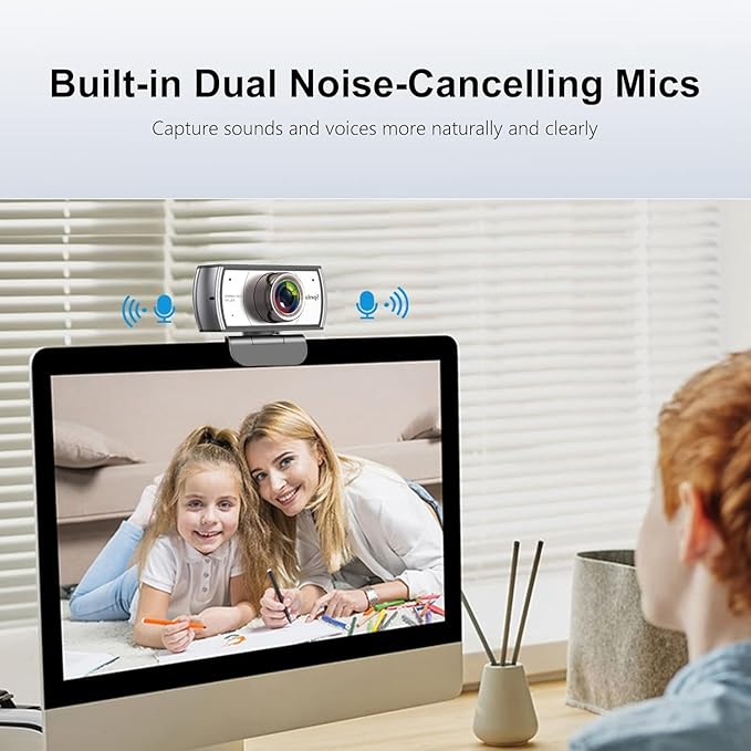 Wide Angle Webcam, 120 Degree Large View Spedal 920 Pro Video Conference Camera - Image 4