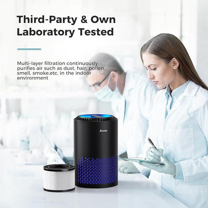 AROEVE Air Purifiers for Bedroom Home, Air Purifier For Smoke Pollen Dander - Image 6