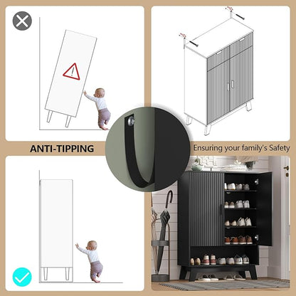 Shoe Cabinet Storage for Entryway - Image 6