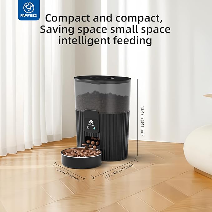 PAPIFEED Automatic Cat Feeder 3.5L/15 Cup 2.4G Bluetooth Pet Feeder - Image 7