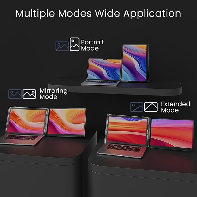 Laptop Screen Extender, Ultra-Thin 15.3" FHD 1200P 16:10 Portable Monitor - Image 6