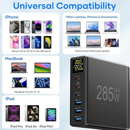 YSYFAD 6 Port USB C Charging Station - Image 6