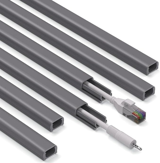 ZhiYo 85in Cord Covers for Wires on Wall, 1 Mini Cord Hider Wall, Self-Adhesive by ZhiYo