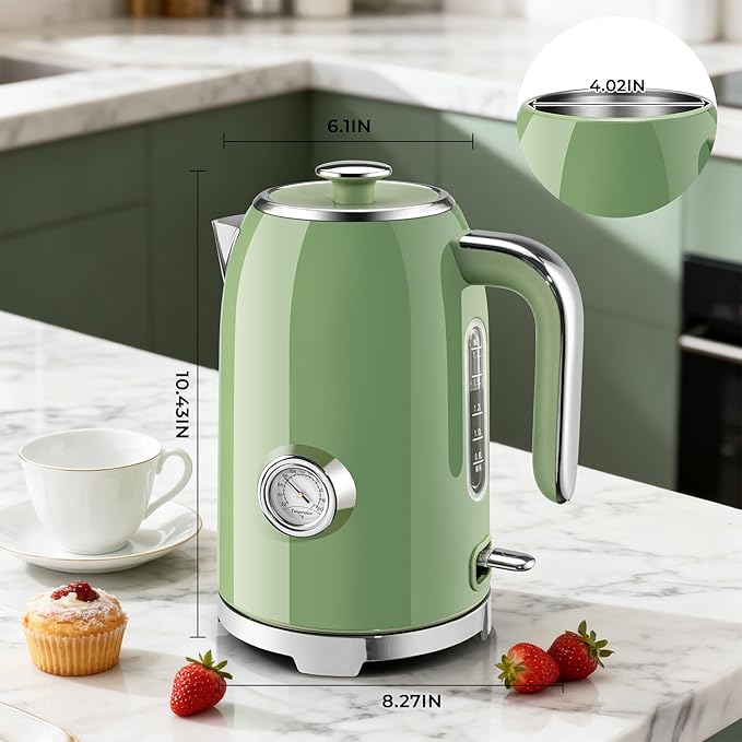 SUSTEAS Electric Kettle - 57oz Hot Tea Water Boiler - Image 7