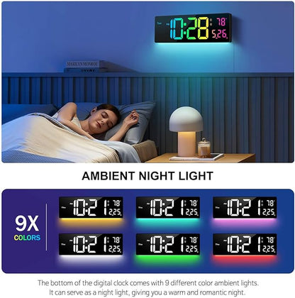 Digital Wall Clock Large Display 16", Digital Clock - Image 3
