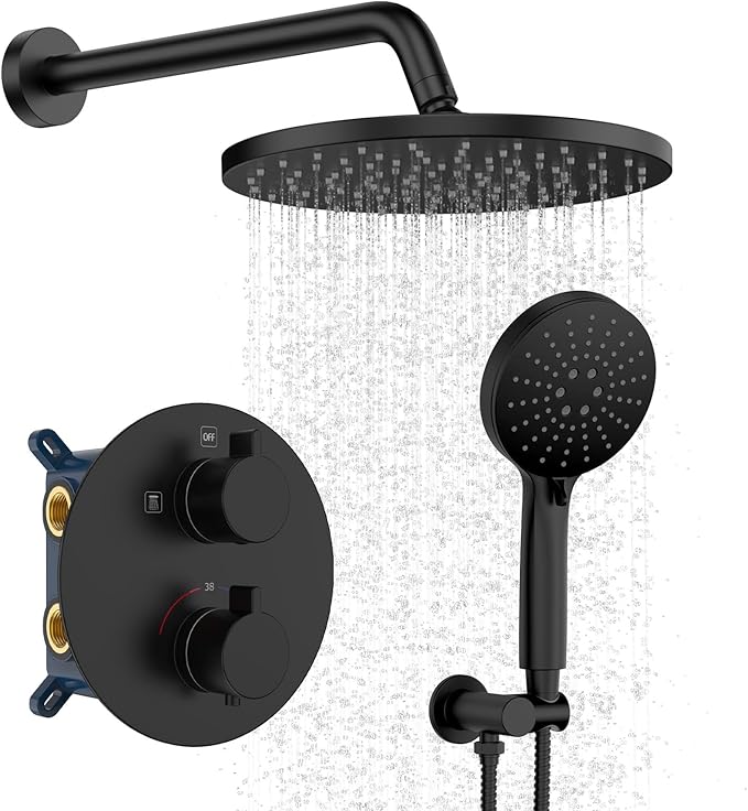 Iriber Thermostatic Shower System Wall Mount by Iriber
