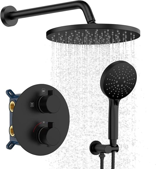 Iriber Thermostatic Shower System Wall Mount by Iriber