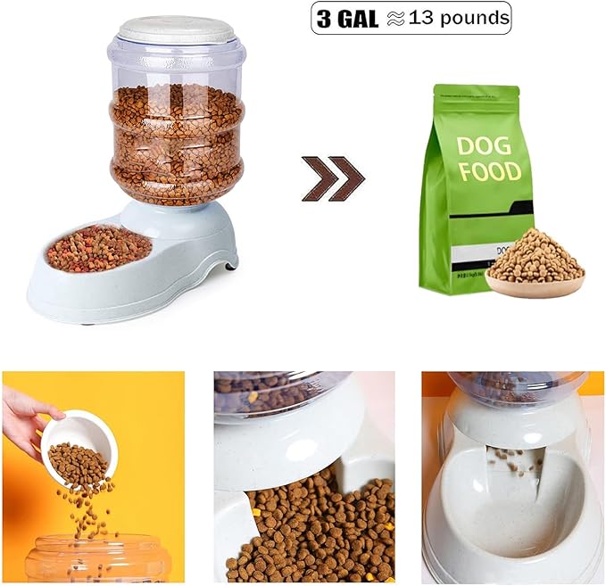 Automatic Dog Feeder and Water Dispenser Set - Image 3