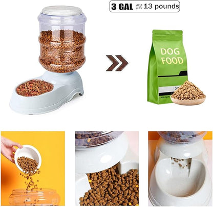 Automatic Dog Feeder and Water Dispenser Set - Image 3