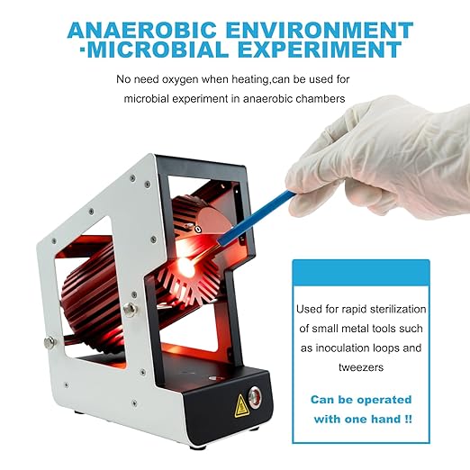 Lab Infrared Sterilizer with Open-use 7s Instant Sterilization and Self-Closing - Image 3