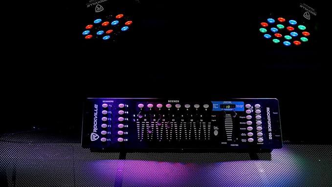 Rockville ROCKFORCE 192-Channel DMX Lighting Controller, Sound-Activated - Image 7