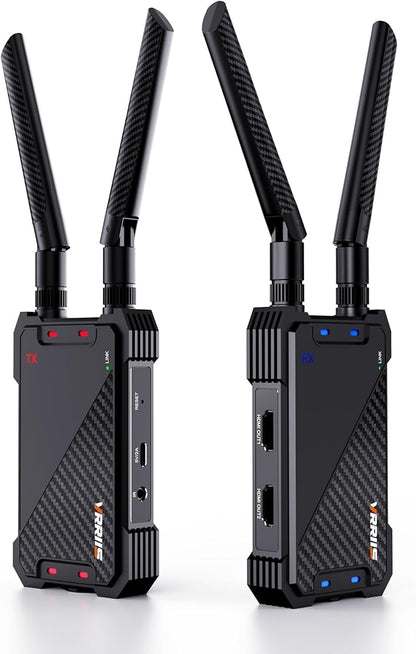 Wireless HDMI Transmitter and Receiver, 1300FT Wireless HDMI Extender Kit by VRRIIS