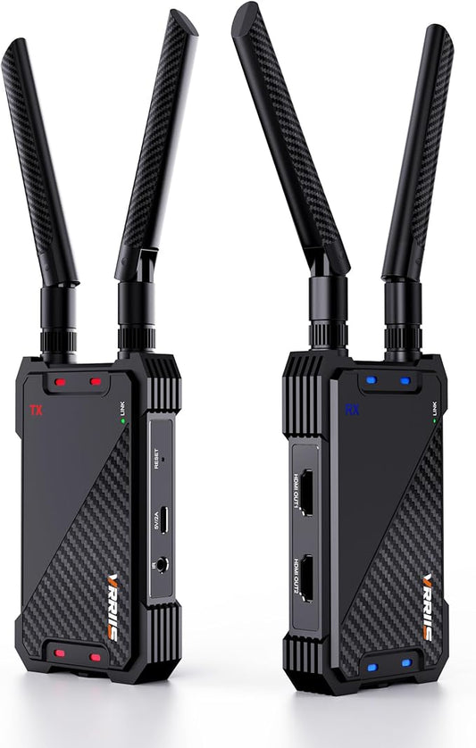 Wireless HDMI Transmitter and Receiver, 1300FT Wireless HDMI Extender Kit by VRRIIS