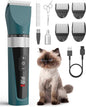 oneisall Cat Clippers for Matted Hair, 5-Speed Quiet Cat Grooming kit, Cordless by oneisall