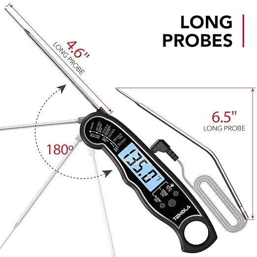 TEMOLA Meat Thermometer, Instant Read Food Thermometer - Image 5