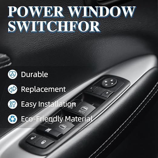 WUANGKI Master Power Window Control Switch | Front Driver Side | 11 Pins | - Image 8