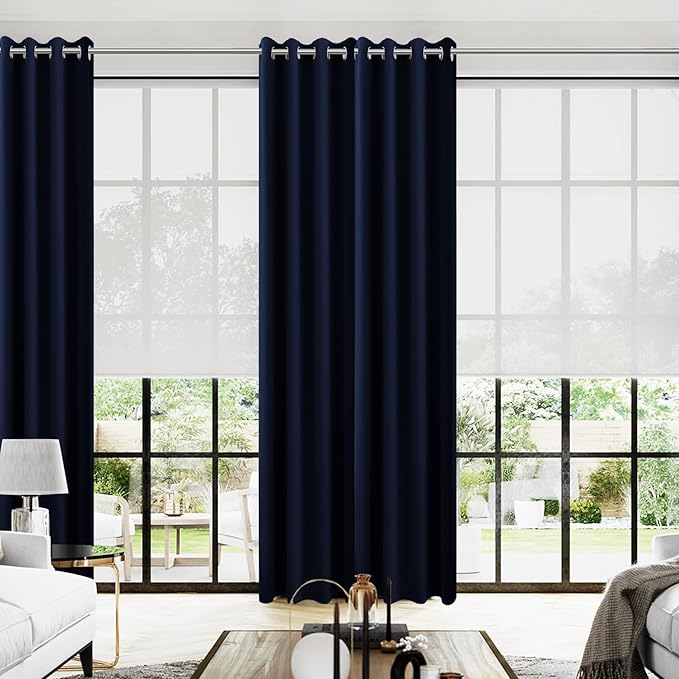 KOUFALL Extra Long 120 Inch 10 FT Curtains 10FT Foot Blackout by KOUFALL
