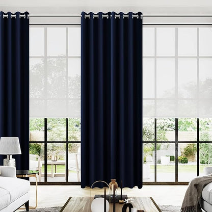 KOUFALL Extra Long 120 Inch 10 FT Curtains 10FT Foot Blackout by KOUFALL