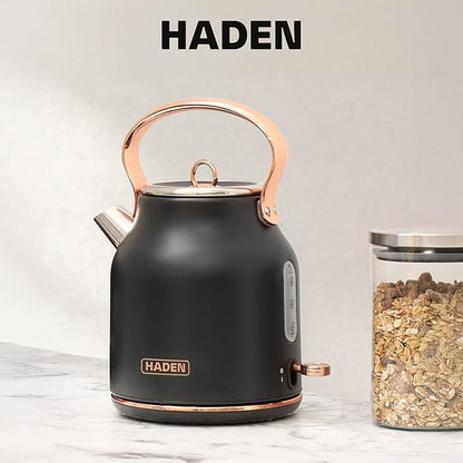 Haden Heritage 1.7 Liter Stainless Steel Electric Kettle, Hot Water Tea Kettle - Image 7