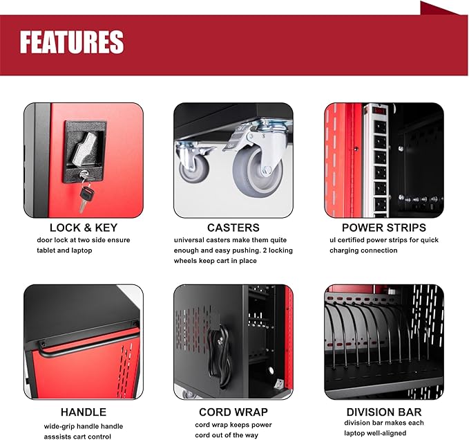 Thetilsy 32 Device Mobile Charging Station - Image 8