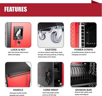 Thetilsy 32 Device Mobile Charging Station - Image 8