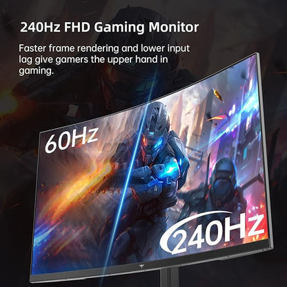 KTC 32 Inch 240Hz Curved Gaming Monitor, FHD 1080P 1500R HDR Gaming PC Monitor - Image 2