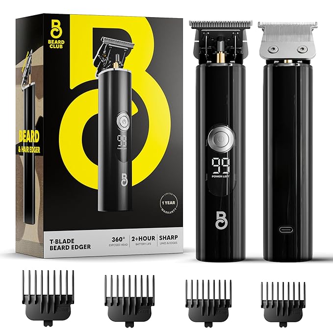 The Beard Club Professional T-Blade Beard Trimmer by TheBeardClub