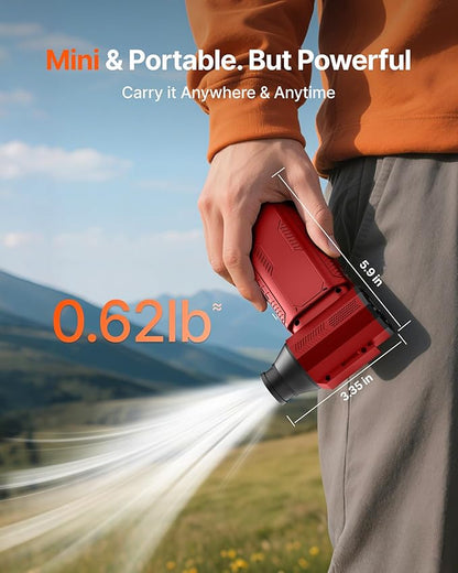 Compressed Air Duster, 000RPM Ultra-Powerful Cordless Electric Air Duster - Image 6