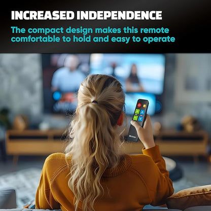 EZclicker TV Remote for Seniors, Extra Simple Big Button Remote Works - Image 4