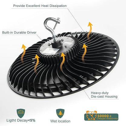 ACOHOOK Smart 320W LED High Bay Light - Image 6