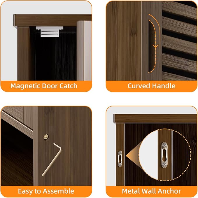 HITNET Medicine Cabinet, Wall Hanging Cabinet - Image 4