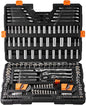 VEVOR Mechanics Tool Set, 1/4" 3/8" 1/2" Drive Deep and Standard Sockets by VEVOR