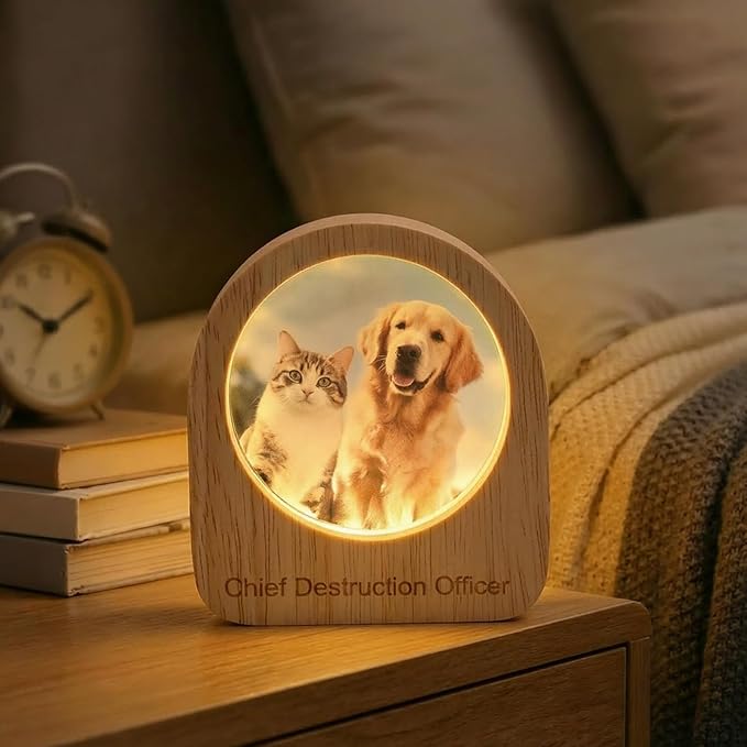 Yijhpbc Custom 3D Crystal Photo Night Light Personalized Photo Crystal Ball - Image 2
