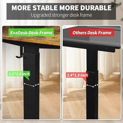 Electric Standing Desk, 63 * 30 Inches Adjustable Height - Image 5