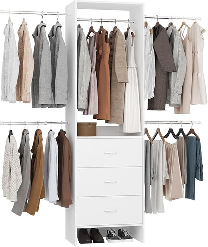 HOMPUS Closet Organizer System by HOMPUS