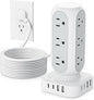 Tower Surge Protector Power Strip, 10FT Extension Cord by TenTrend