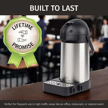 Coffee Carafe with Pump & Drip Tray - 74oz / 2.2L - Image 8