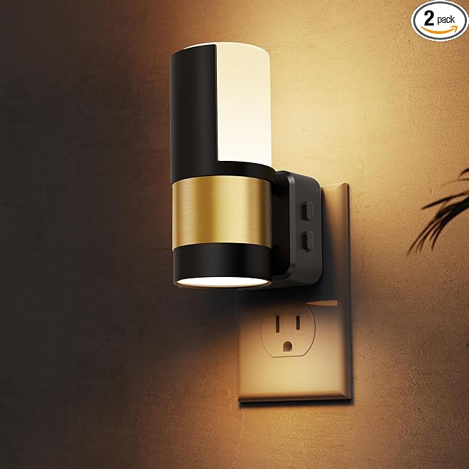 L LOHAS LED Night Lights Plug into Wall, 2 Pack, Plug in Night Light, Soft by LLOHASLED