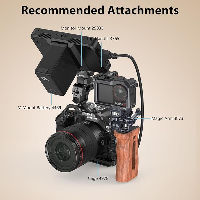 SmallRig Wooden Side Handle - Image 9