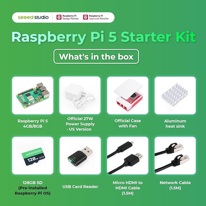 Seeed Studio Raspberry Pi 5 Starter Kit - Image 3
